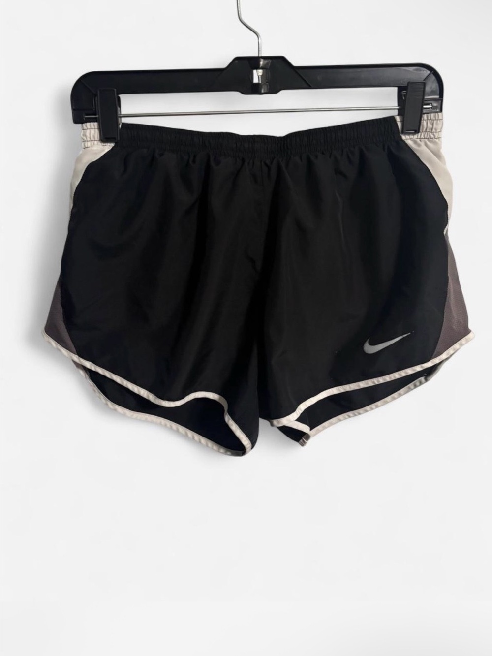 Nike Dri-FIT Running Shorts Black White Trim Athletic Women’s M - Picture 2 of 5